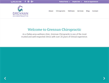 Tablet Screenshot of grennanchiropractic.com
